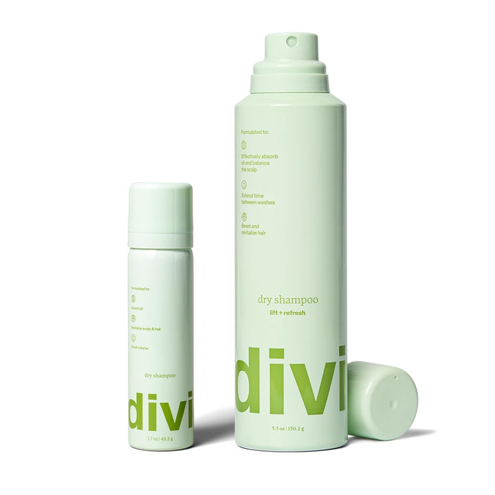Divi Dry Shampoo Duo \u2013 Incluye champú seco de tamaño completo...