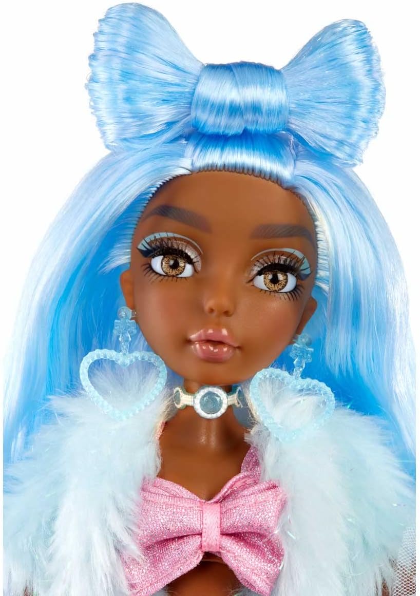 MERMAZE MERMAIDZ Muñeca de sirena Shellnelle que cambia de color con atuendo y accesorios de diseñador, cabello elegante y cola esculpida, posable, multicolor, 580829