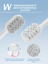 7MAGIC - Cepillo de dientes eléctrico sónico, tiempo de funcionamie...