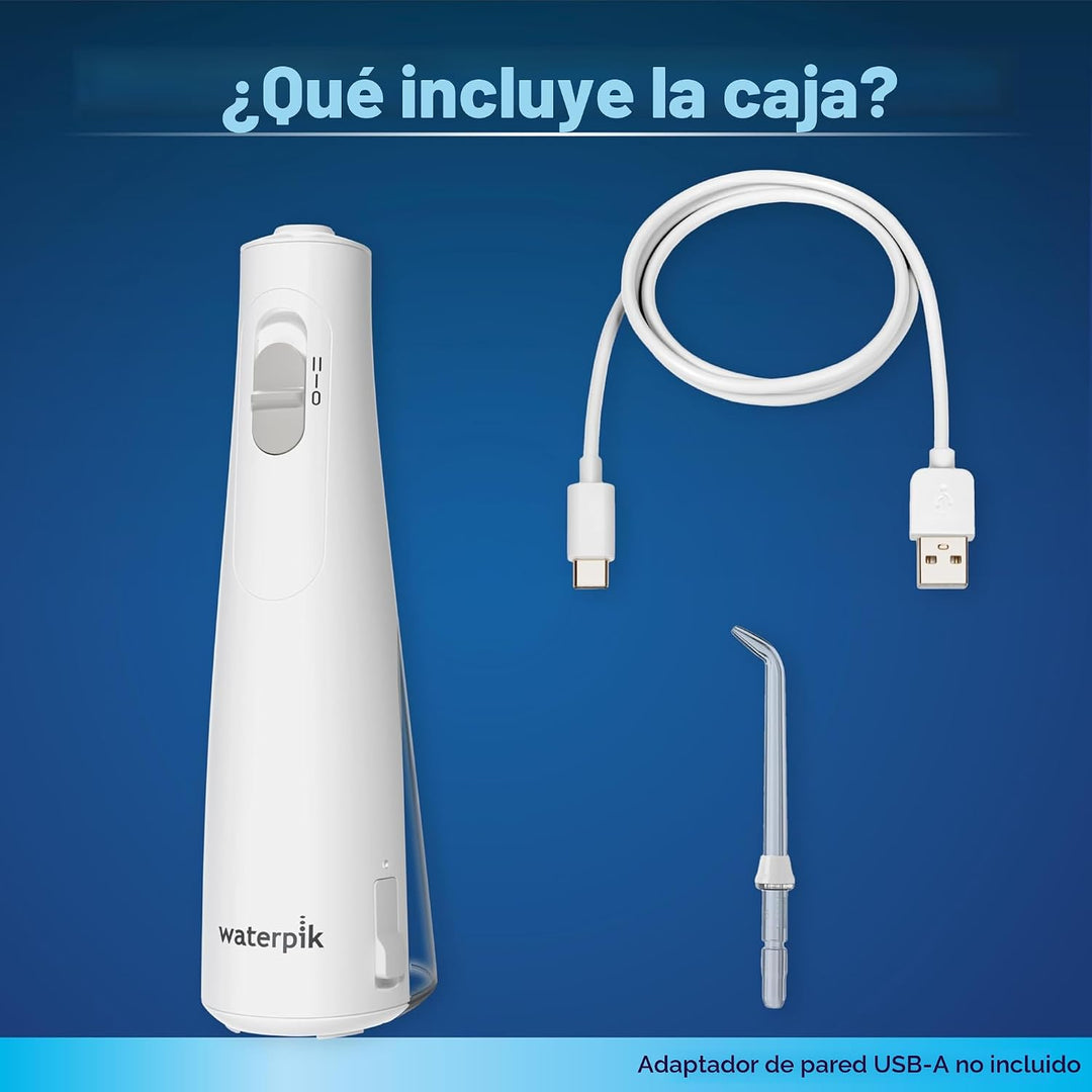 Waterpik - Irrigador inalámbrico 1100 recargable portátil para limp...