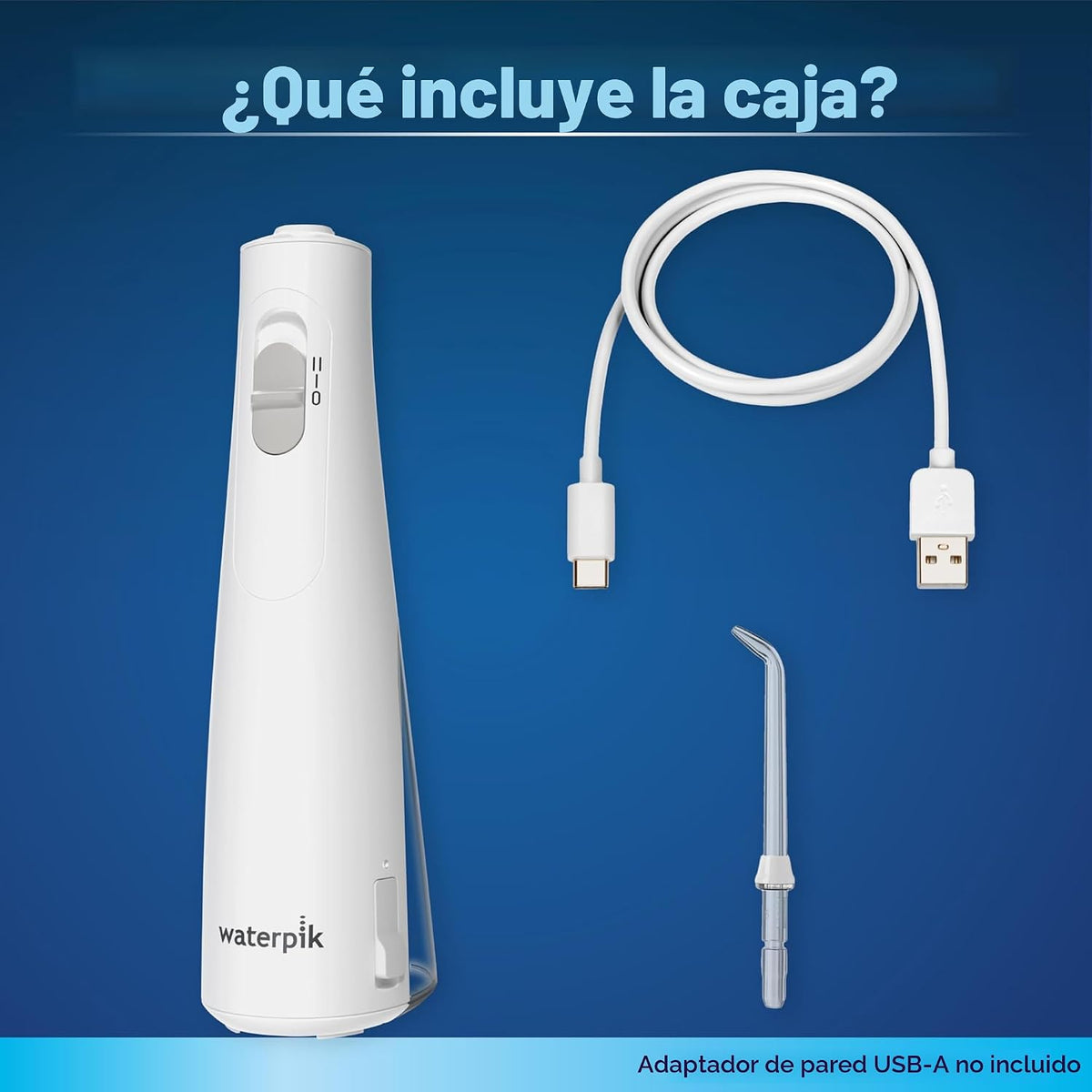 Waterpik - Irrigador inalámbrico 1100 recargable portátil para limp...