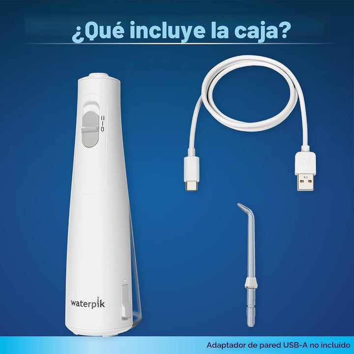 Waterpik - Irrigador inalámbrico 1100 recargable portátil para limp...