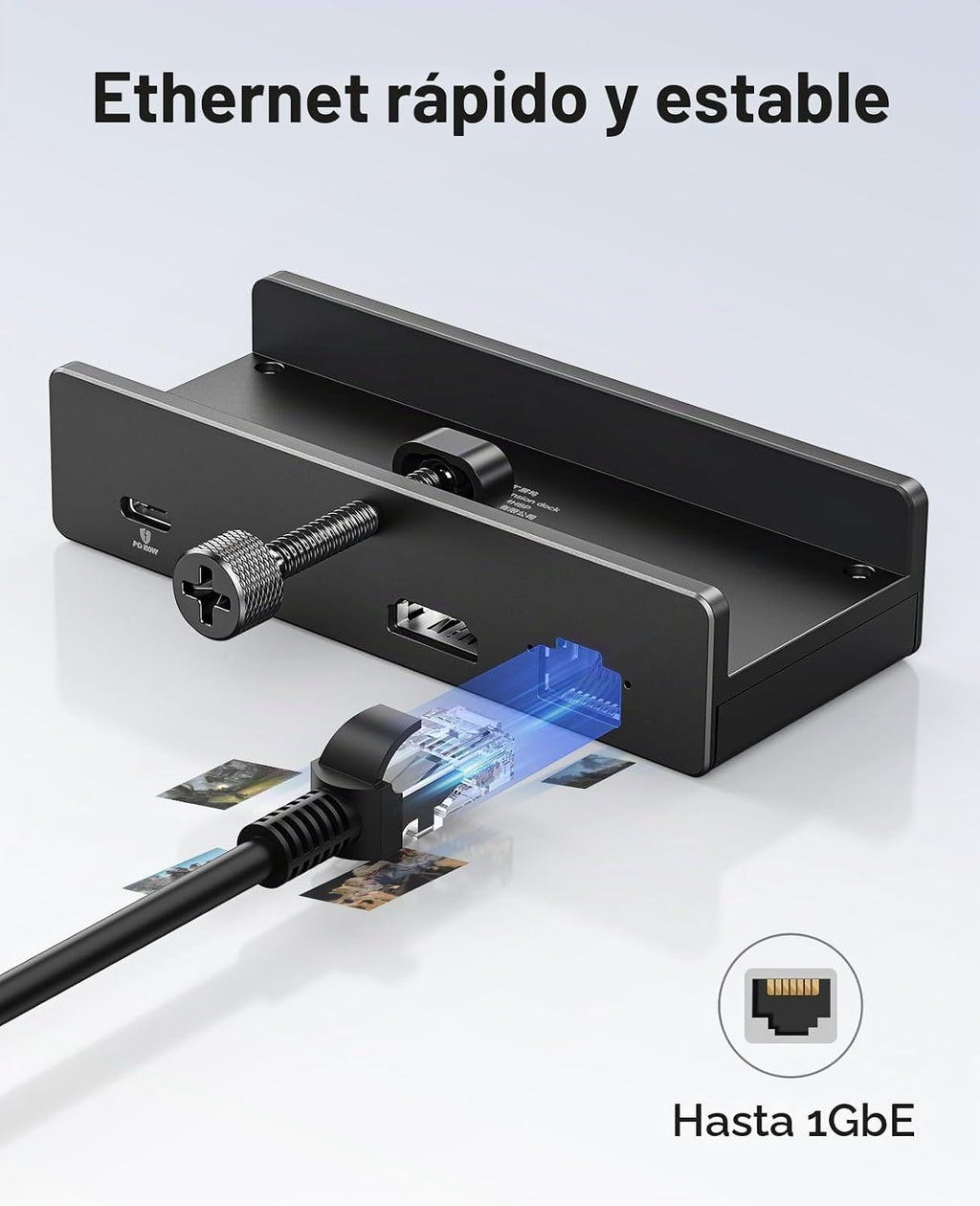 ORICO, ORICO-MH8P-BK-BP, hub USB de 4 puertos