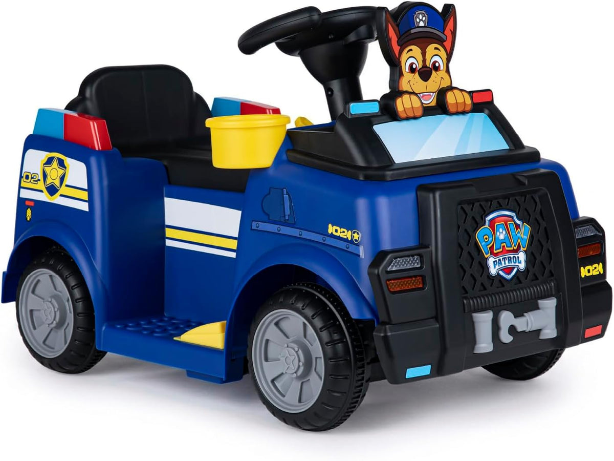 Paw Patrol Chase - Coche infantil de 6 V con batería recargable y