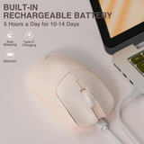 AULA SC580X - Ratón inalámbrico para juegos, triple modo 2.4G\/BT5....
