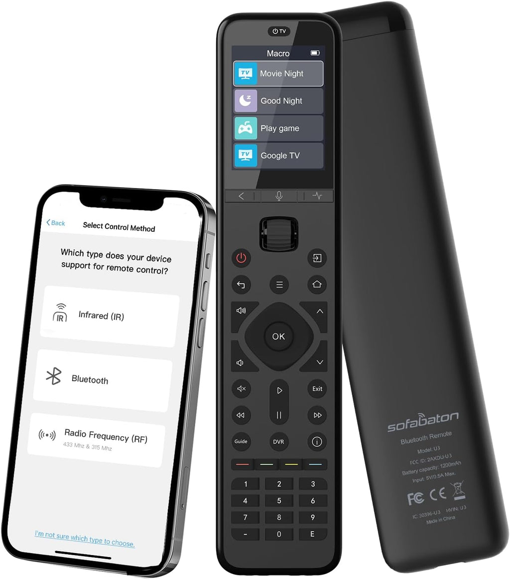 SofaBaton Control remoto universal U3 con aplicación y macro global