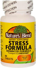 Nature's Blend Vitaminas de Fórmula Estrés 60 Tabs, 079854201000