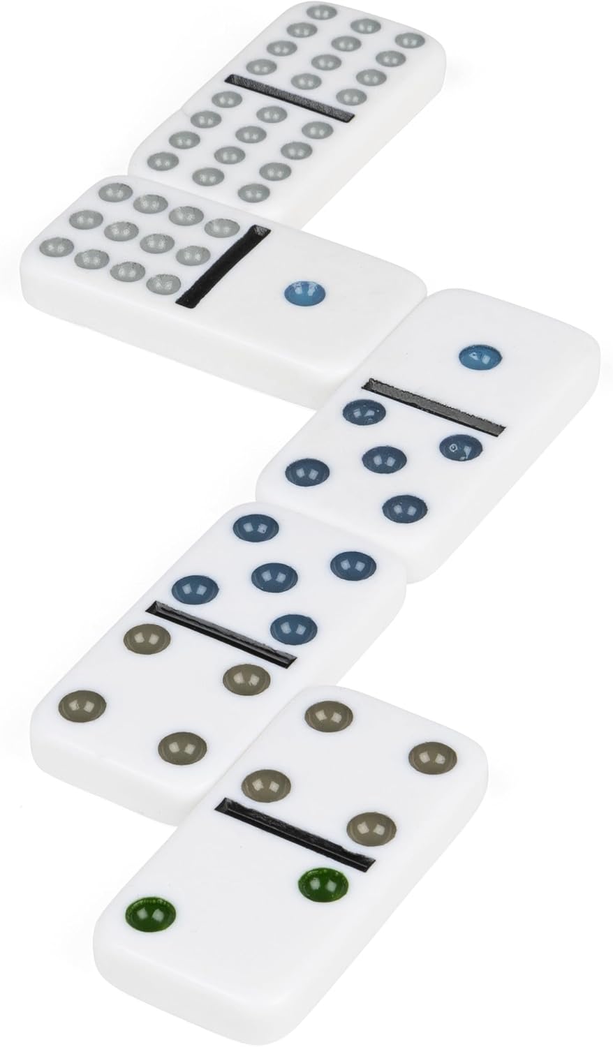 Spin Master Games Double 15 Dominoes Set en Storage Tin Classic Tile Game