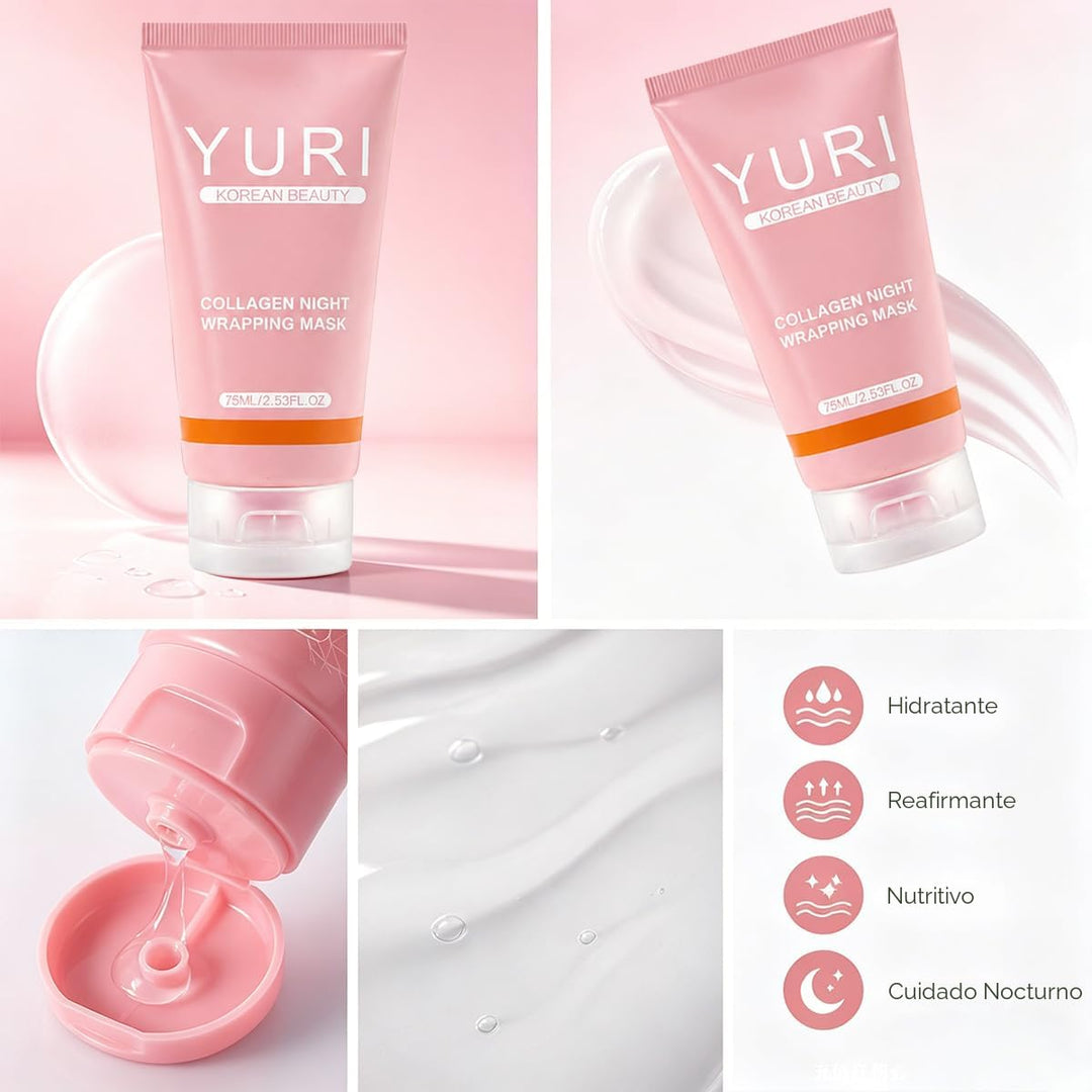 POLAR HAIR YURI Mascarilla de colágeno, mascarilla de colágeno para...