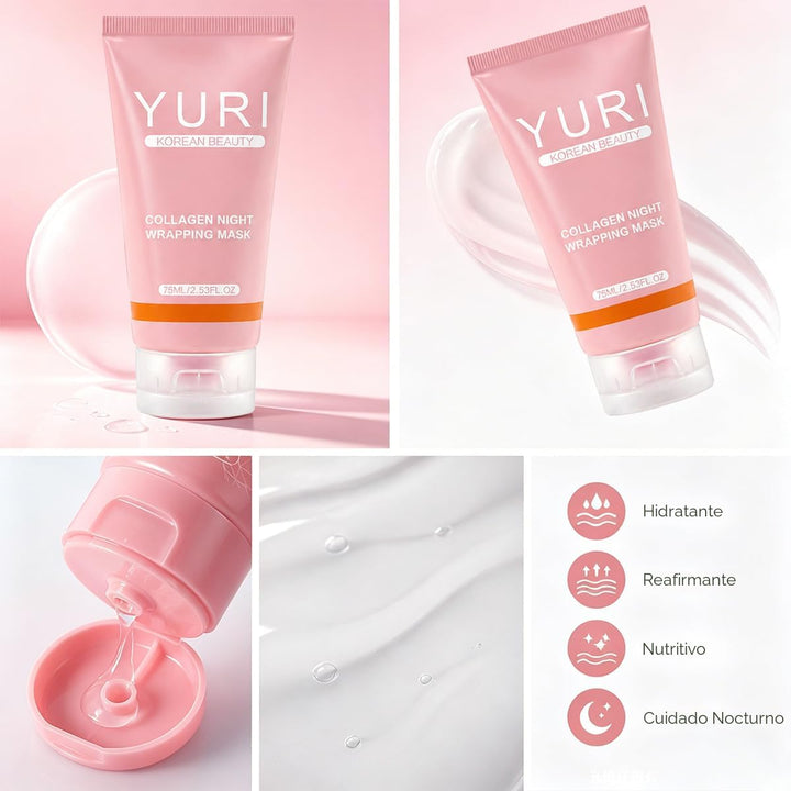 POLAR HAIR YURI Mascarilla de colágeno, mascarilla de colágeno para...