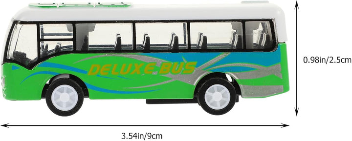 Modelo de autobús móvil realista para coche de autobús de