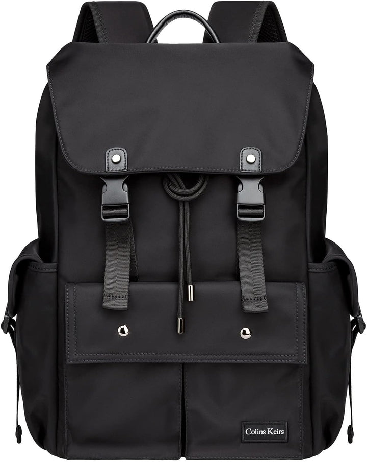 Colins Keirs Mochila negra para hombre, mochila para laptop de 16 p...