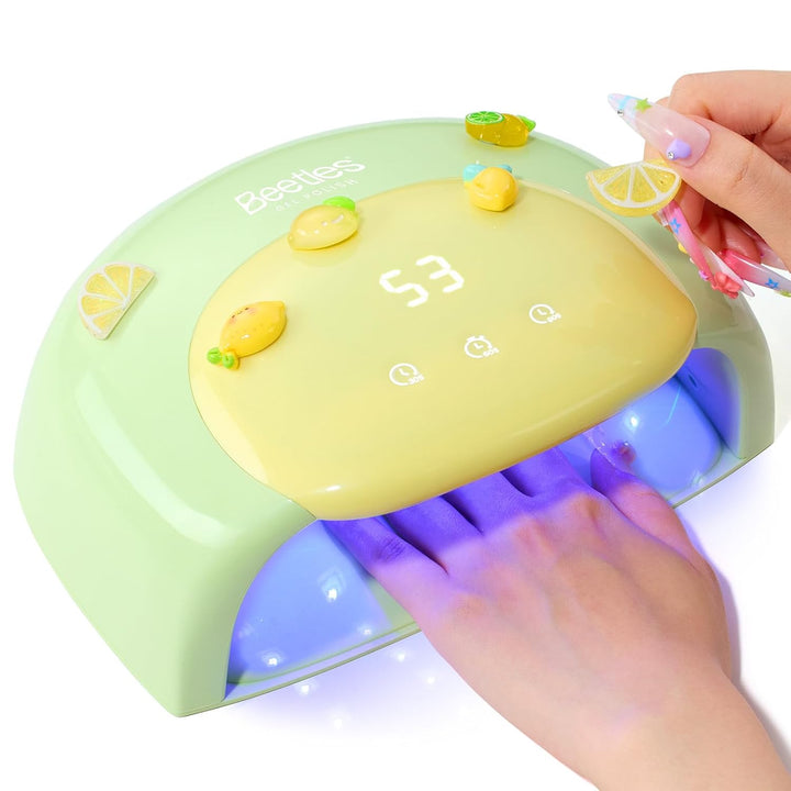Beetles - Lámpara de uñas UV, luz de uñas de gel verde caramelo con...