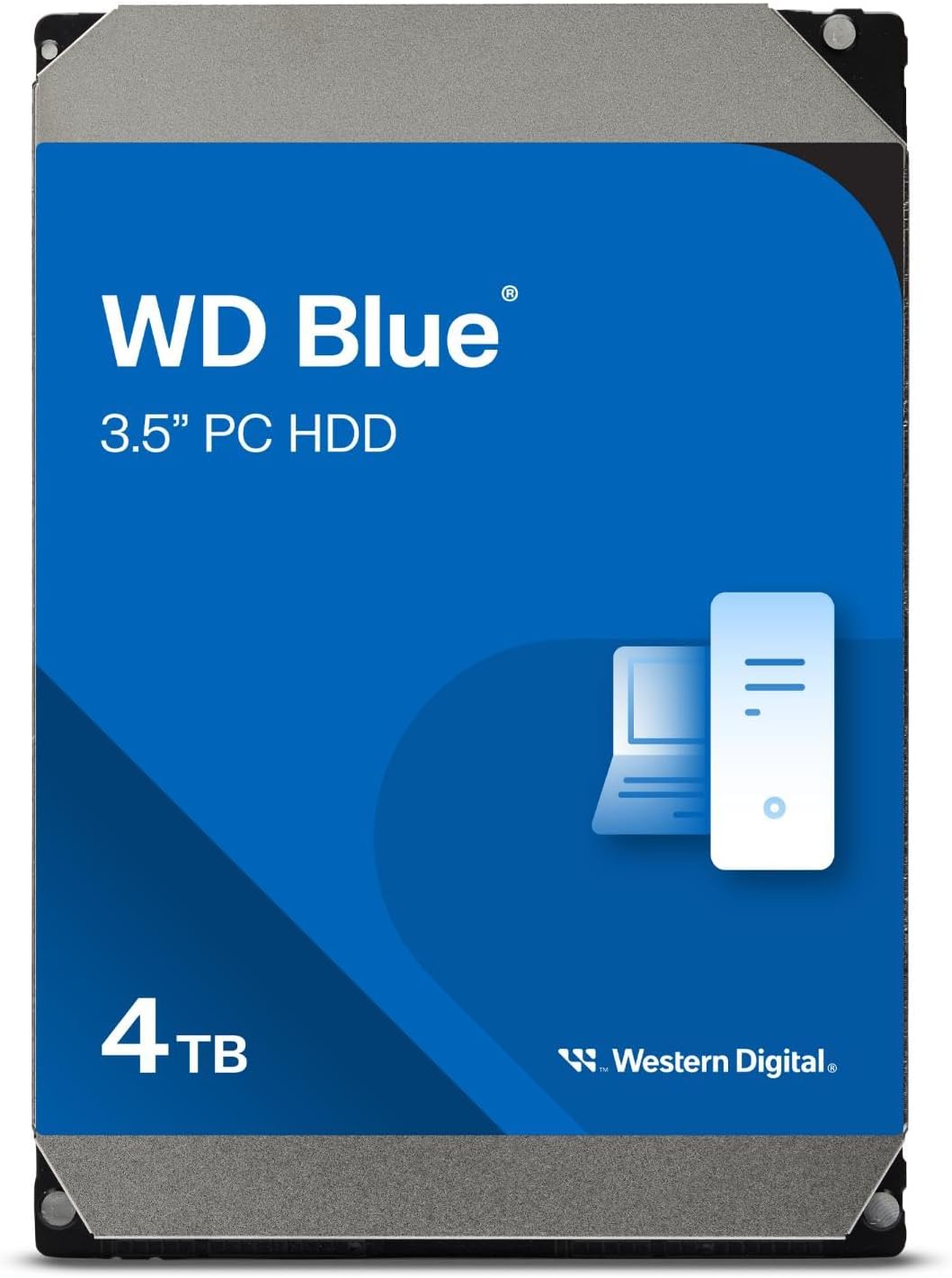 Western Digital - Disco duro interno WD Blue de 4 TB para PC, 5400...