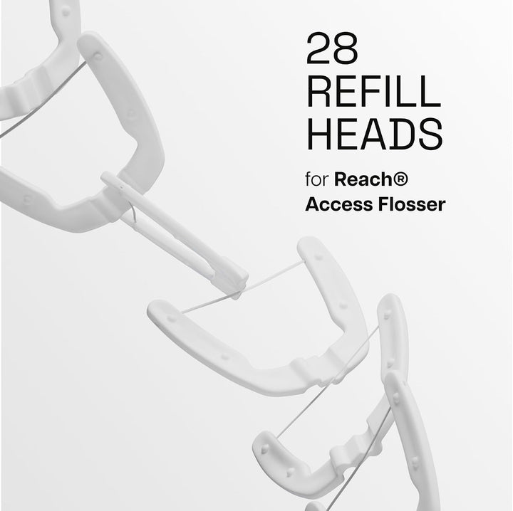 REACH Ultraclean Access - Cabezales de repuesto de hilo dental, sin...