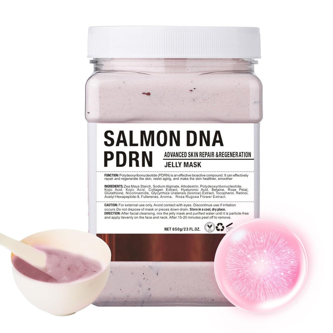 DR MEINAIER Máscara de salmón para cara con suero PDRN, textura de...