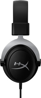 HyperX CloudX, auriculares oficiales para juegos con licencia de Xbox, compatibles con Xbox One y Series X|S, almohadillas de espuma viscoelástica, micrófono desmontable con cancelación de ruido, controles de audio en línea, negro/plateado