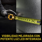 Cinta métrica iluminada de 25 pies