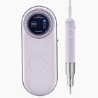 Taladro de uñas eléctrico profesional de 50,000 rpm, con pantalla LCD, control inteligente y sin vibraciones, kit de brocas de vástago de 0.118 in, modo principiante para eliminación de gel