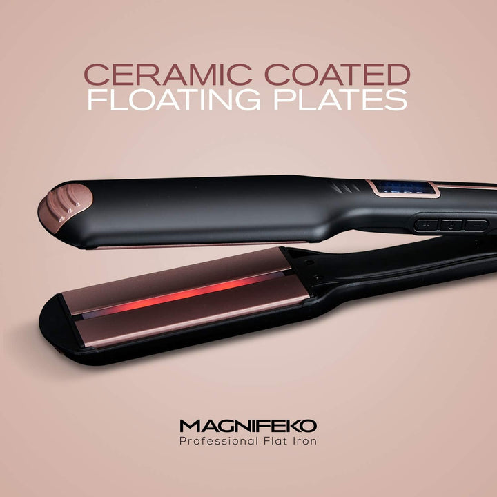 Magnifeko Plancha profesional de plancha plana para el cabello, con...