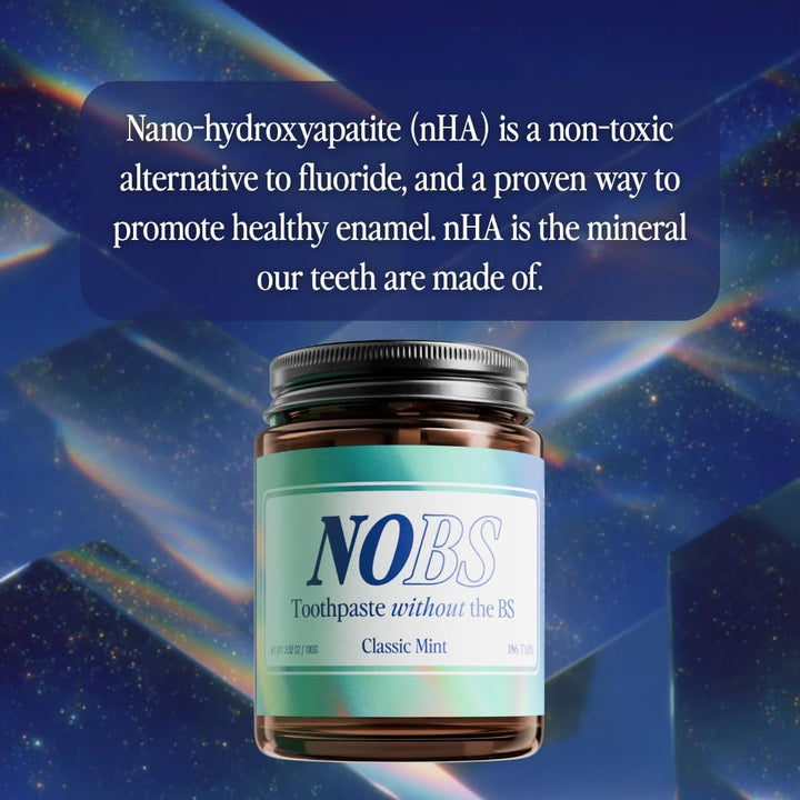 Pastillas de pasta de dientes NOBS (Sin Cosas Malas) - Nano hidroxi...
