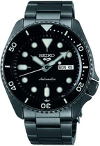 SEIKO Reloj automático para hombre – 5 deportes – calendario día/fecha, agujas y marcadores LumiBrite y bisel giratorio, 328.1 ft resistente al agua