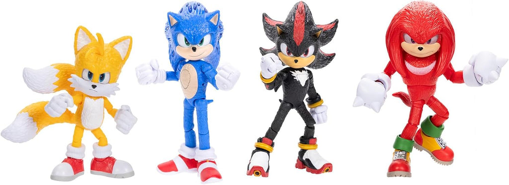 Sonic 3 Movie - Paquete múltiple de figuras de 5 pulgadas