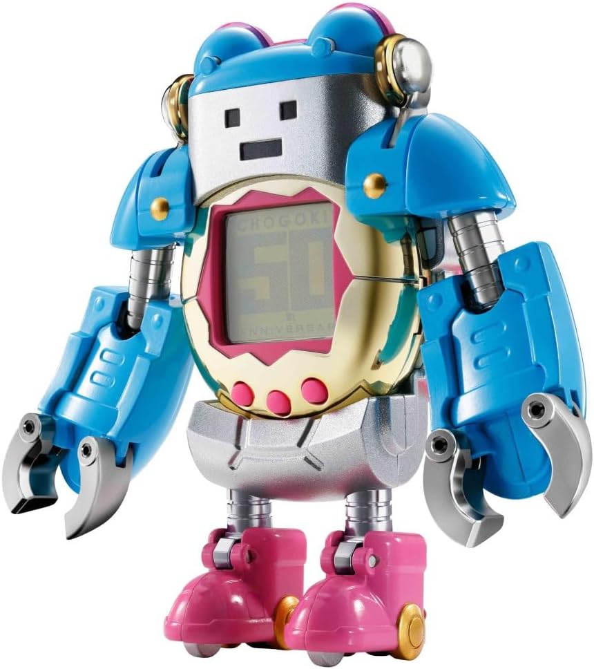 TAMASHII NATIONS - Tamagotchi - Figura Tamagotchi Robot Chogokin - Aniversario 30º CHOGOKIN (Incluye Tamagotchi exclusivo del 30º Aniversario CHOGOKIN)
