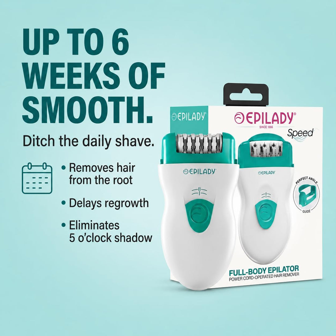 Epilady Depiladora con cable de velocidad para mujer \u2013 Disposi...