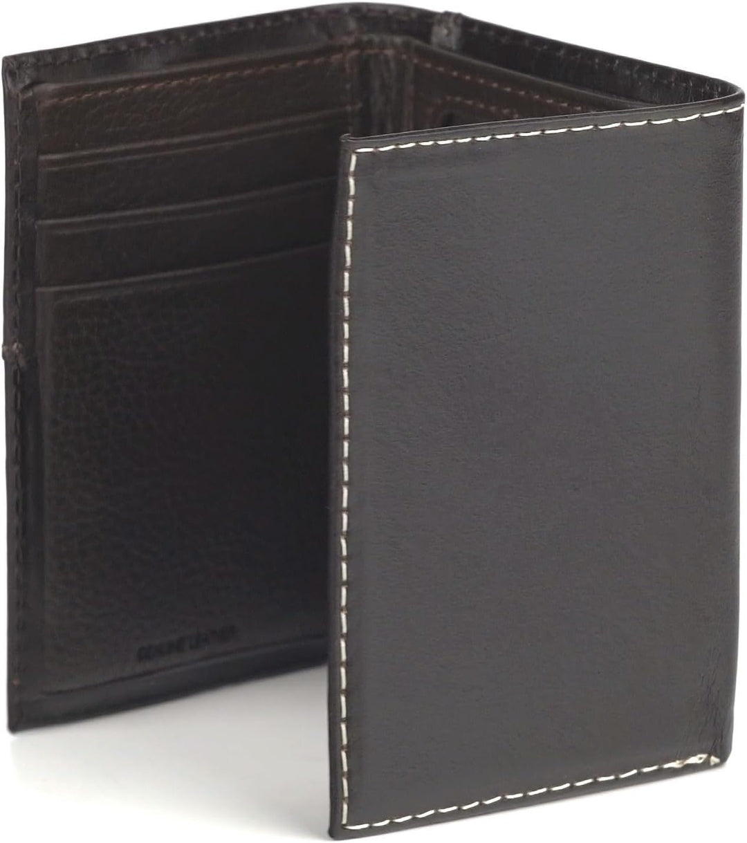 ARIAT Western Wallet Mens Trifold Cross Filigrana Marrón Medio A355...