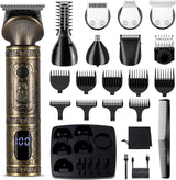 Scttomon Kit de Recortadora de Barba Profesional Cortapelos con Cuc...