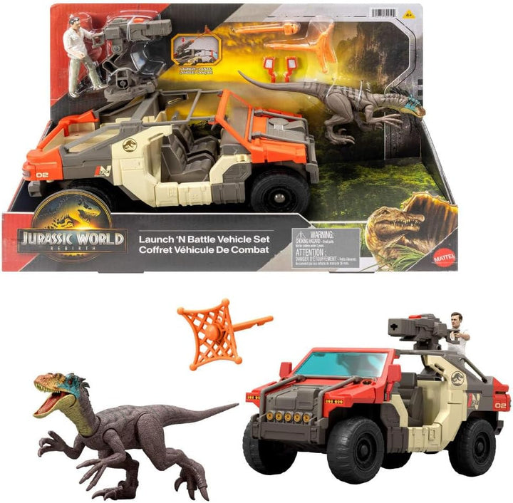 Mattel Jurassic World - Vehículo de renacimiento con 1