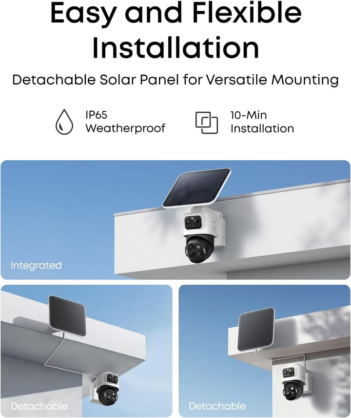 eufy Security eufyCam S4 kit de 2 cámaras, cámara de seguridad sola...