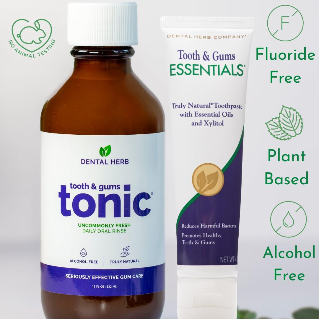 Kit de inicio de encías saludables, tónico para dientes y encías +...