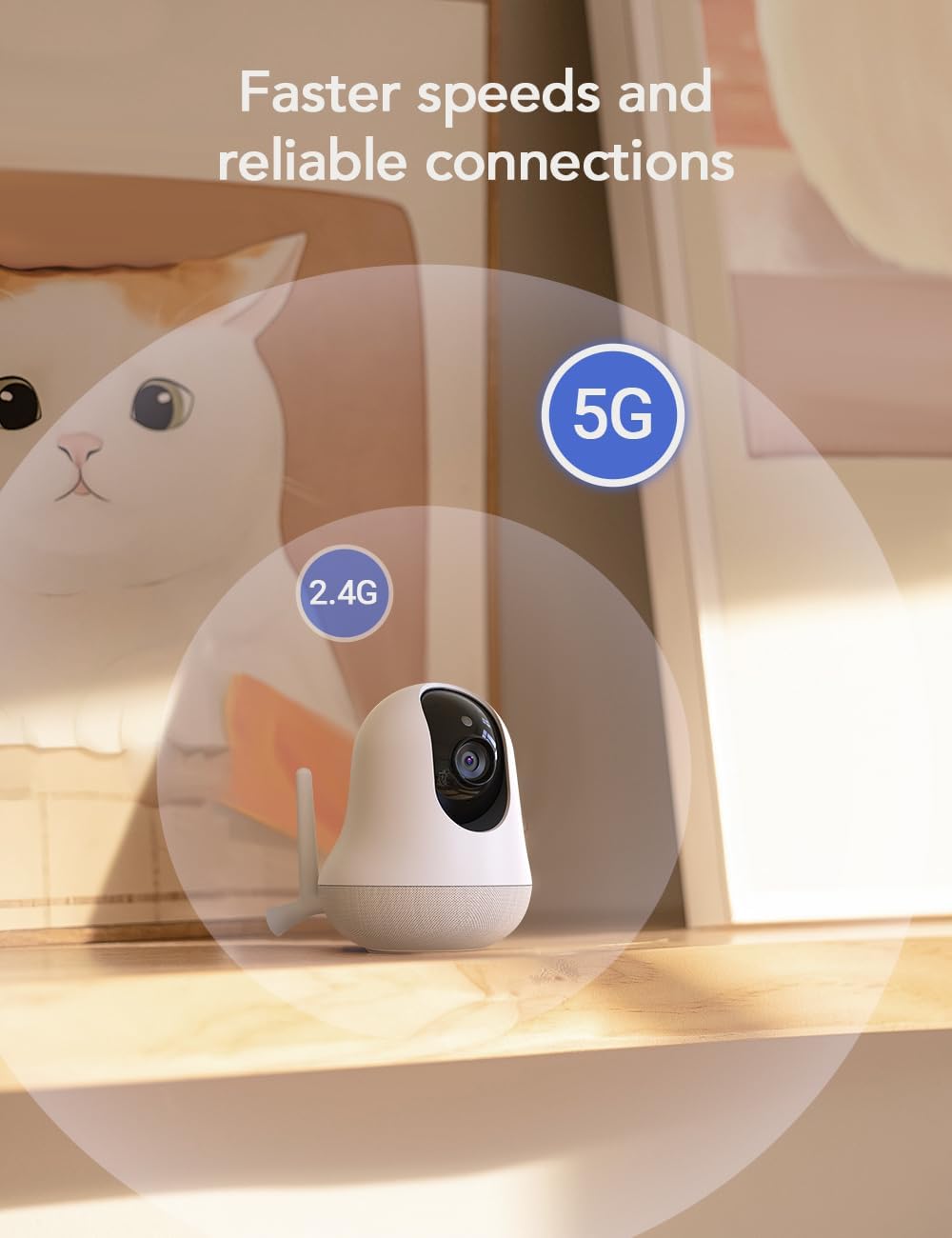nooie 2K Smart WiFi Baby Monitor Camera and Audio