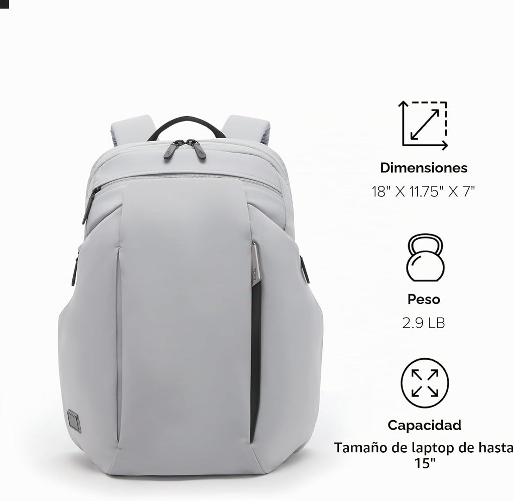 TUMI Axis Mochila grande de 25 litros, se adapta a portátiles de hasta 15