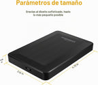 UnionSine Disco duro externo portátil, 500GB