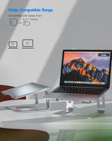 Nulaxy - Soporte para laptop, soporte de aluminio ergonómico para c...