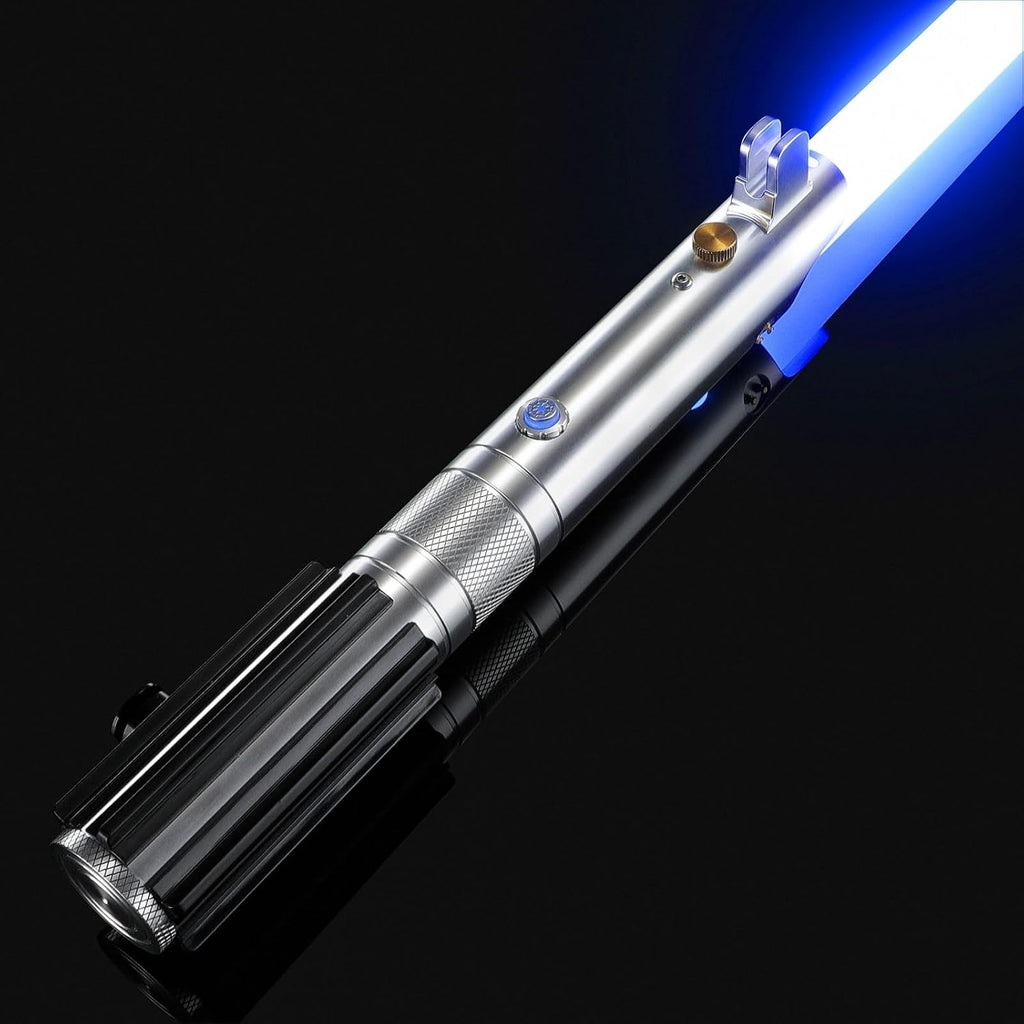 BSTSABER Sable de luz, suave oscilación de duelo, sable de luz de duelo/control de botón