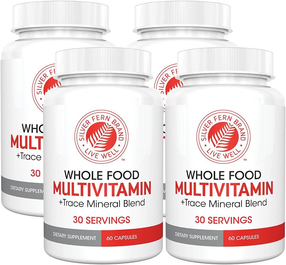 Silver Fern Whole Food Daily Multi Vitamina con Trace Mineral Blend...