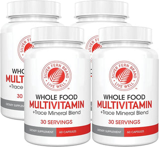 Silver Fern Whole Food Daily Multi Vitamina con Trace Mineral Blend...