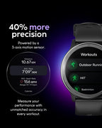 Cubitt AURA 2 Smartwatch, pantalla AMOLED de 1.43”, GPS conectado al teléfono, asistente VITA AI, entrenador AI, puntuaciones de preparación y sueño, más de 100 modos deportivos, resistente al agua 3ATM, hasta 8 días de batería