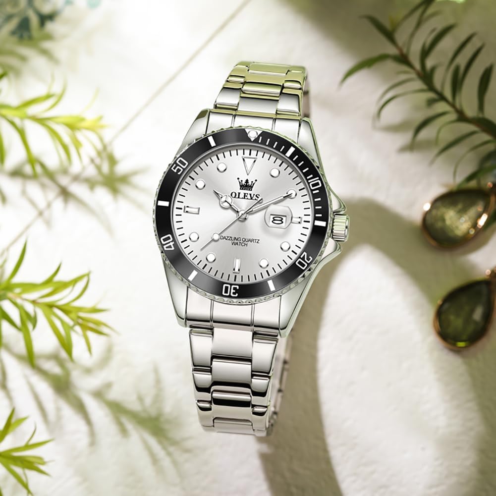 OLEVS Reloj de moda impermeable de lujo para mujer