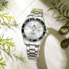 OLEVS Reloj de moda impermeable de lujo para mujer