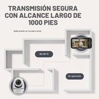 Kidsneed Monitor de bebé con cámara y audio: monitor de bebé