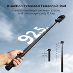 K&F CONCEPT Palo selfie plegable de 36.4 pulgadas compatible con Insta360
