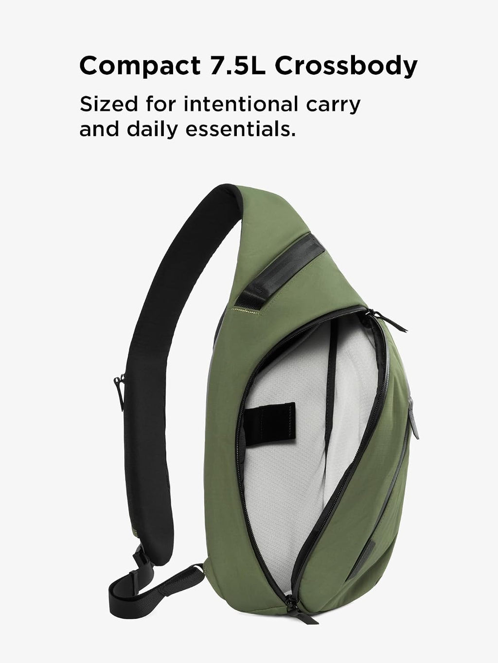 ALPAKA Metro Crossbody Hombro Derecho 7.5L - Bolso cruzado para hombre, mochila bandolera - Se adapta a tablet de 11 pulgadas - Un solo hombro