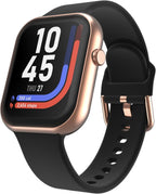 iTouch Reloj inteligente AIR 5, pantalla AMOLED de 1.85 pulgadas, llamadas Bluetooth, más de 100 modos deportivos, frecuencia cardíaca, SpO2, seguimiento del sueño y el estrés, resistente al agua, duración de la batería de 7 días, para Android y iPhone