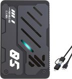 Tianken - Disco duro externo portátil ultradelgado HDD con USB