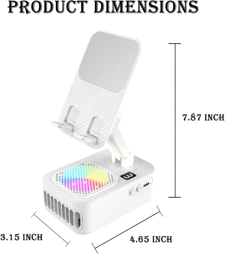 Altavoz Bluetooth de inducción inalámbrico con soporte para teléfon...
